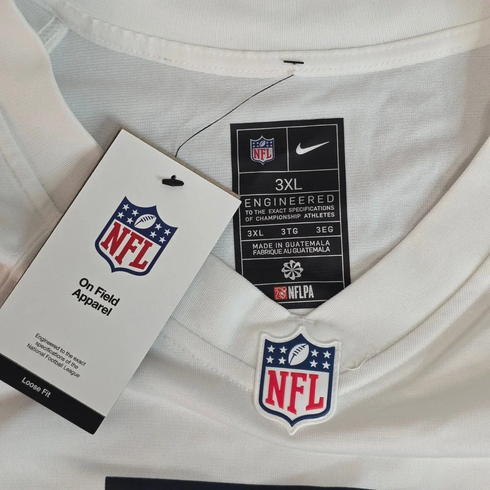 Nike Dallas Cowboys Jersey Mens 3XL White Trevon Diggs 7 NFL On Field Apparel